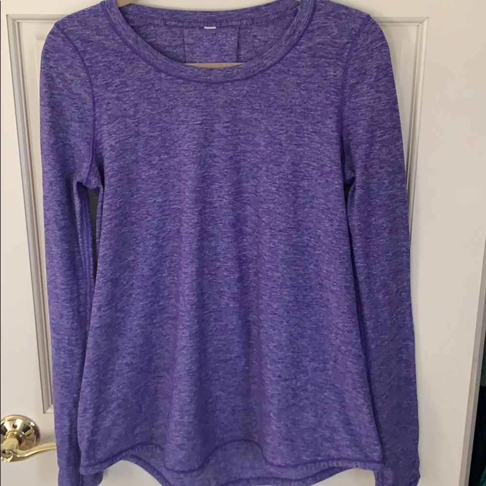 Lululemon long sleeve top, sz12, purple